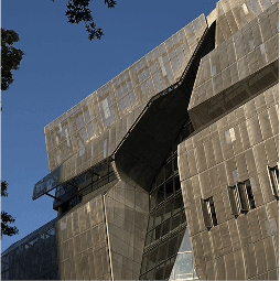 I love buildings with different shapes, forms, and the way they play with light