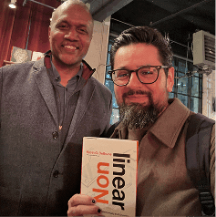 With Kevin Bethune, one of my favorite designers