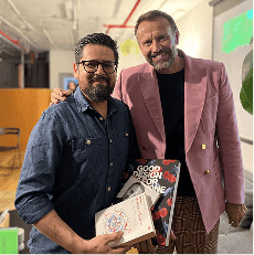 With Mauro Porcini, one of my favorite designers